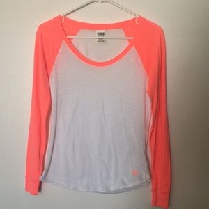 VS Pink Baseball Tee